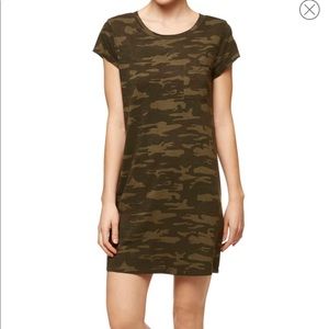 Sanctuary camo print t-shirt dress